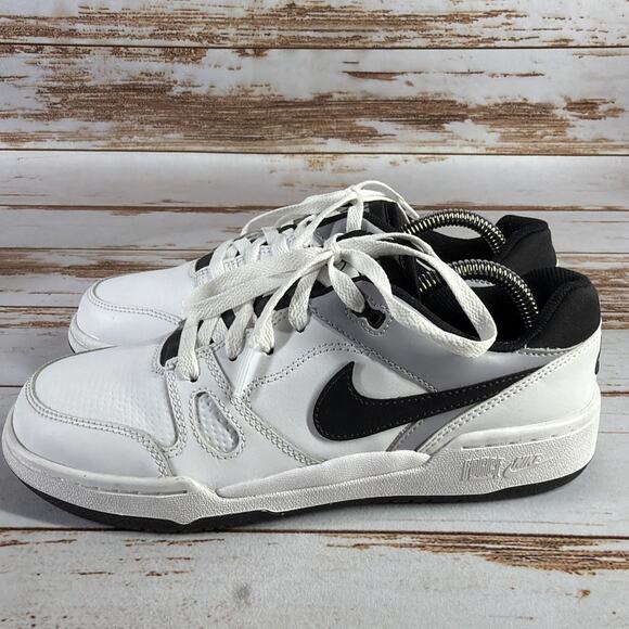 Nike Full Force Low Shoes Kids - white/black-pewter FV5929-101 Size 6 - Picture 2 of 6
